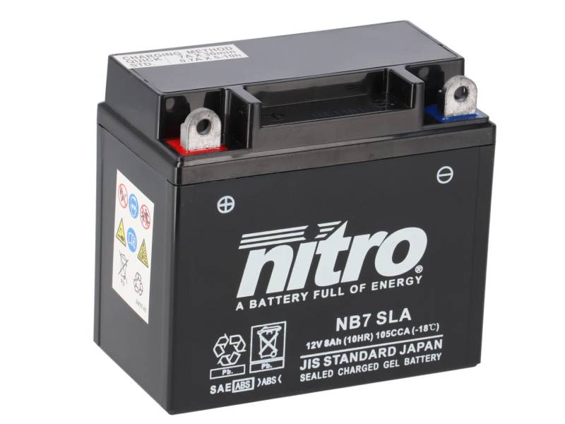 NITRO NB7 SLA GEL AGM geschlossen von Nitro