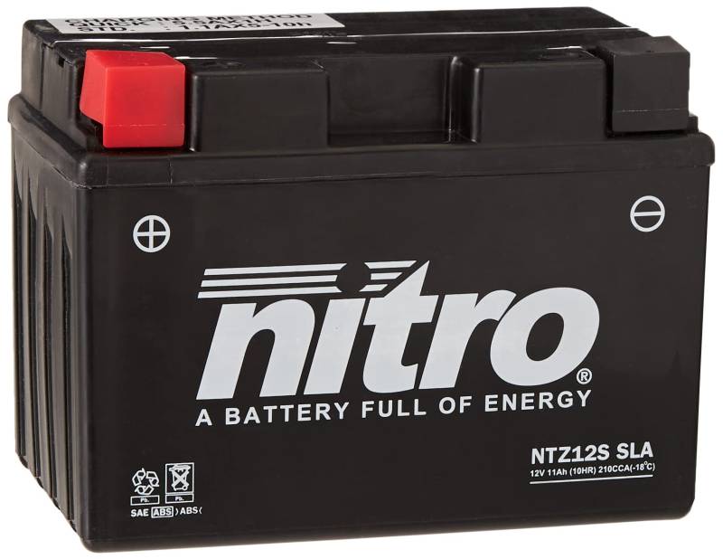 Batterie Nitro YTZ12S Gel 12V 11AH (wartungsfrei) von Nitro