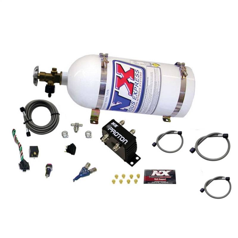 Nitrous Express 20420–10 Proton Serie Nitrous System mit 10lbs. Flasche von Nitrous Express von Nitrous Express