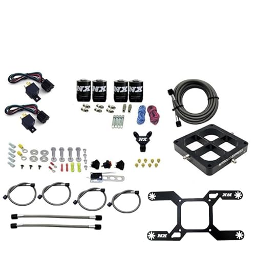 Nitrous Express Dry Quad Stage Billet Querstangenplatten-System 100–2000 PS (4500 Flansch) ohne Flasche von Nitrous Express