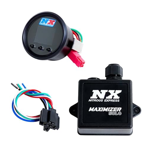 Nitrous Express Maximizer Solo Nitrous Progressive Controller mit Kabelbaum/Modul/Magnetspule, 6,4 cm von Nitrous Express