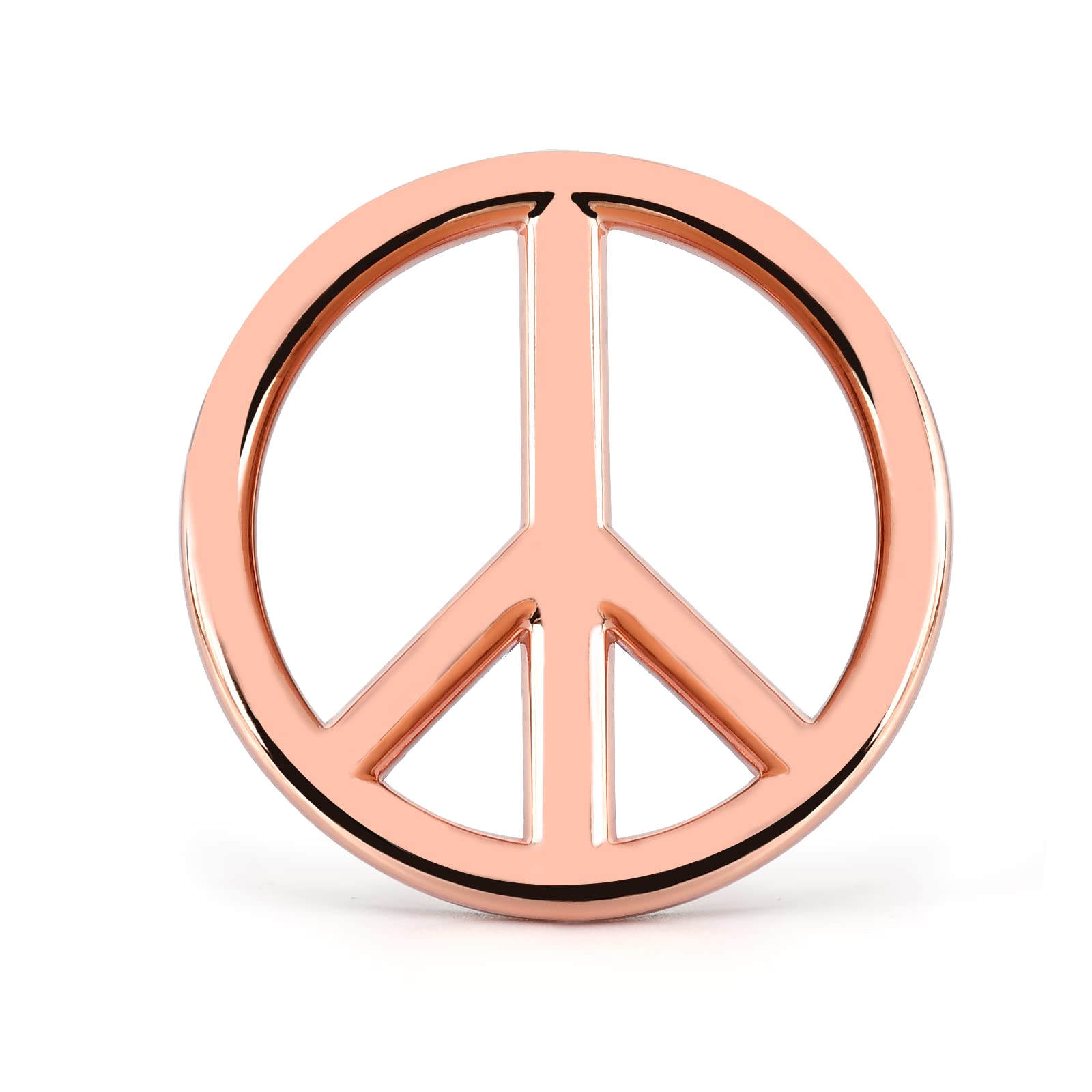 Niumowang Anti-Kriegs-Friedenssymbol Metall Emblem,Ukraine Frieden,Aufkleber Peace Zeichen,Frieden Symbol Autoaufkleber,UV-Beständig Premium Edition. (Golden) von Niumowang