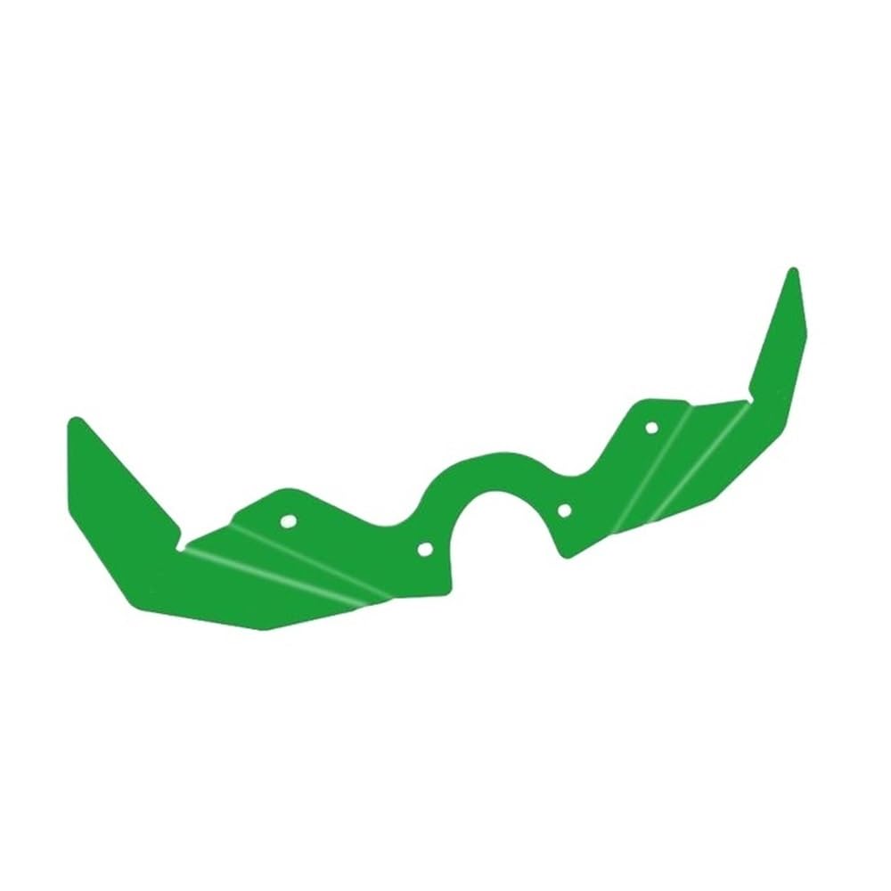 Für Ninja 400 FÜR Z400 2019 2020 2021 2022 2023 2024 Motorrad Winglet Aerodynamische Flügel Verkleidung Spoiler Air Deflektor Verkleidungs Winglets(Green) von Niyade