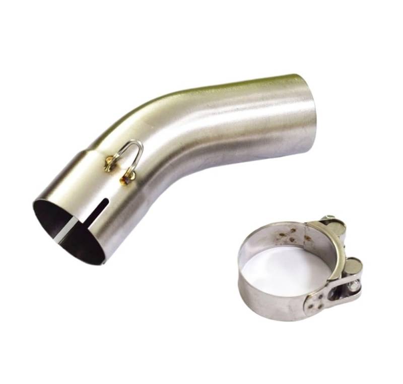 Motorrad Auspuffrohr Für Ninja Für ZX-4R Für ZX4R SR SE Für ZX4RR Motorrad Auspuff Ändern Mid Link Rohr Verbindung 51mm Schalldämpfer von Niyade