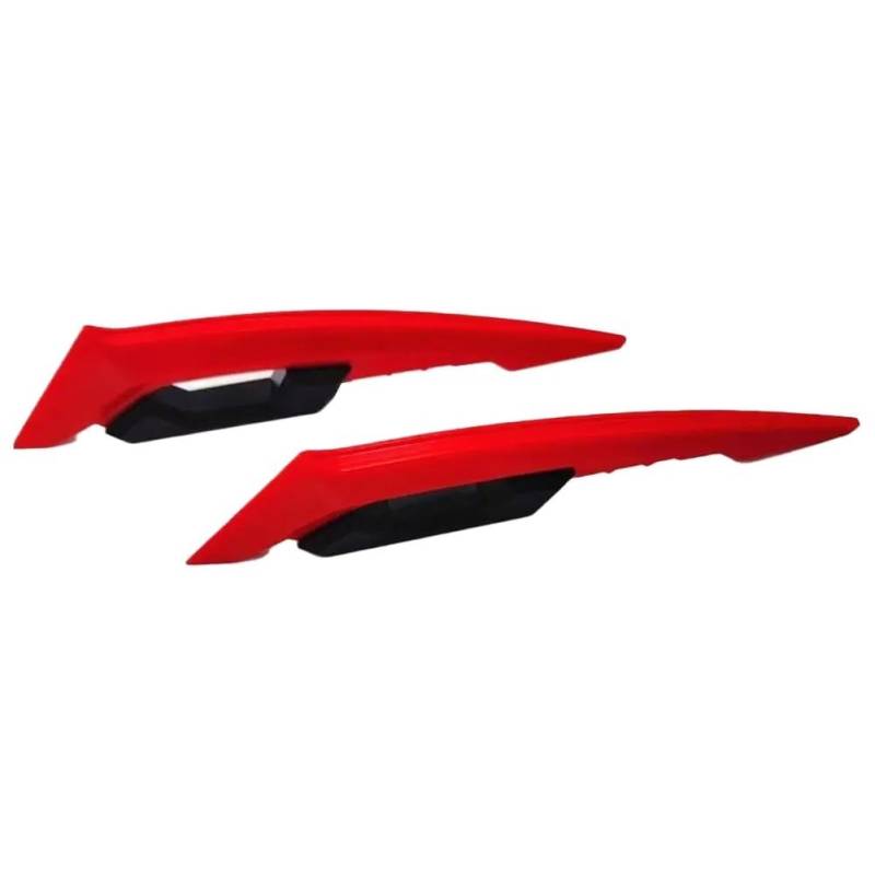 Niyade 1 Paar Universal Motorrad Winglet Aerodynamischer Spoiler Dynamischer Flügel Dekoration Aufkleber Für Motorrad Verkleidungs Winglets(Color-C) von Niyade
