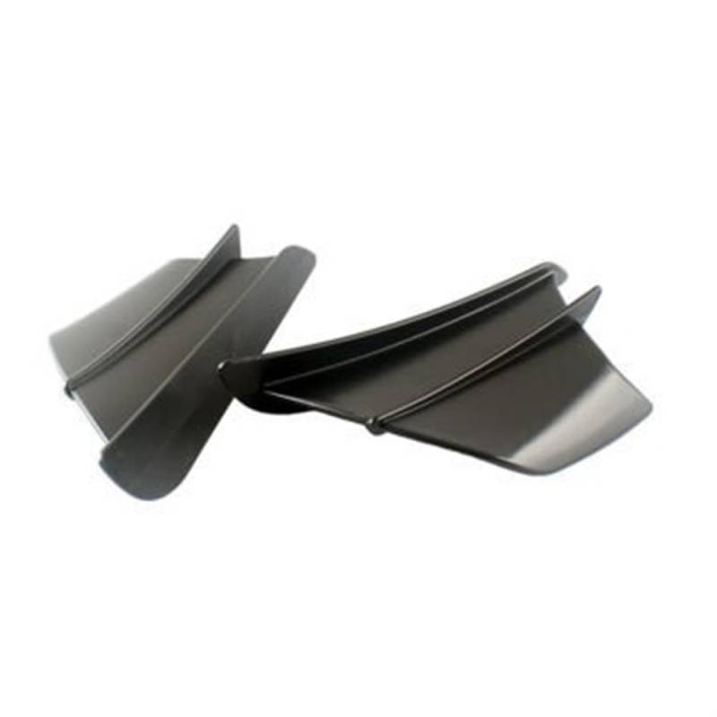 Niyade 2PCS Motorrad Winglet Aerodynamische Spoiler Flügel Für YZF Für R1 Für R6 Für R25 Für S1000RR Verkleidungs Winglets(Black) von Niyade