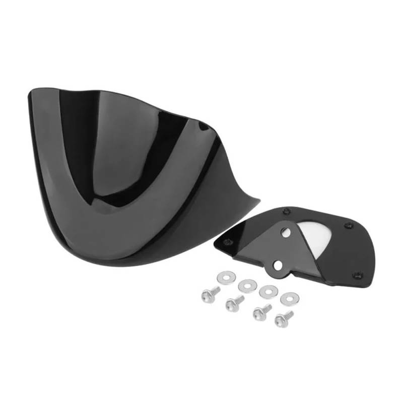 Niyade Front Kinn Spoiler Lower Air Dam Verkleidung Abdeckung Motorrad Teile Für Dyna Für Fat Bob Für Streetbob Für Glide Für FXD Verkleidungs Winglets(Light Black) von Niyade