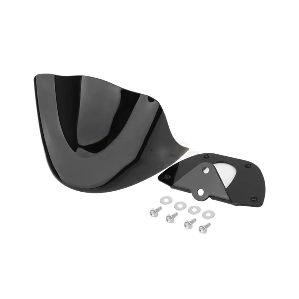 Niyade Für Dyna Für Fat Bob Für Wide Für Glide Für FXD 2006-2017 Front Kinn Spoiler Unteren Kinn Air Dam Verkleidung Verkleidungs Winglets(Light Black) von Niyade