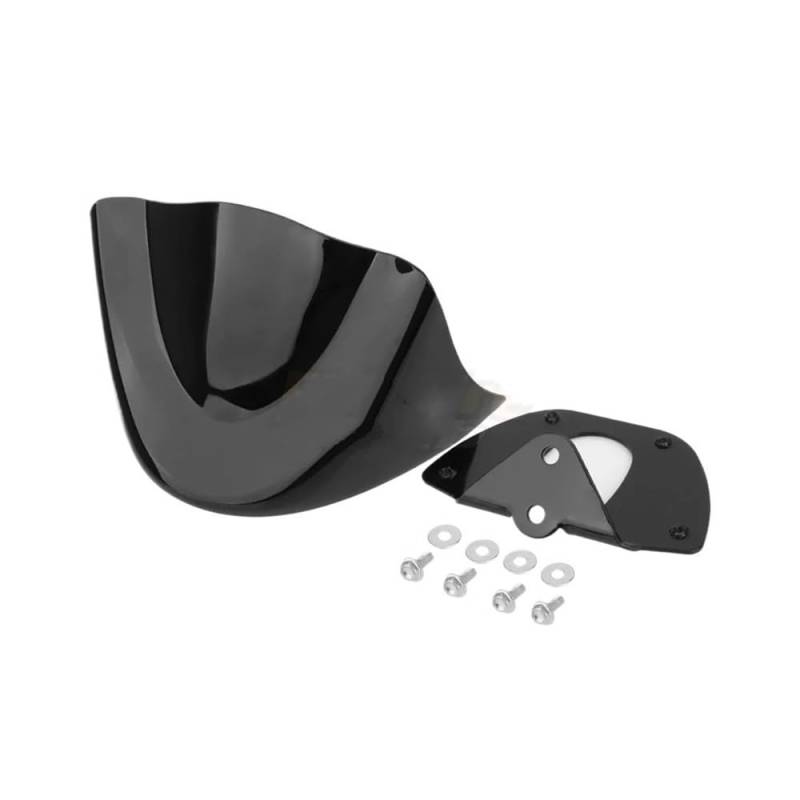 Niyade Für Dyna Für Fat Bob Für Wide Für Glide Für FXD 2006-2017 Front Kinn Spoiler Unteren Kinn Air Dam Verkleidung Verkleidungs Winglets(Light Black) von Niyade