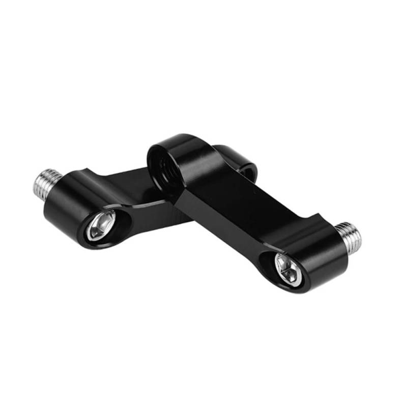 Niyade Für R3 Für Triple 765 Für Tmax 500 2008 2011 Motorrad Rückspiegel Verlängerung Riser Extend Adapter Zubehör Extender(10MM(RR)) von Niyade