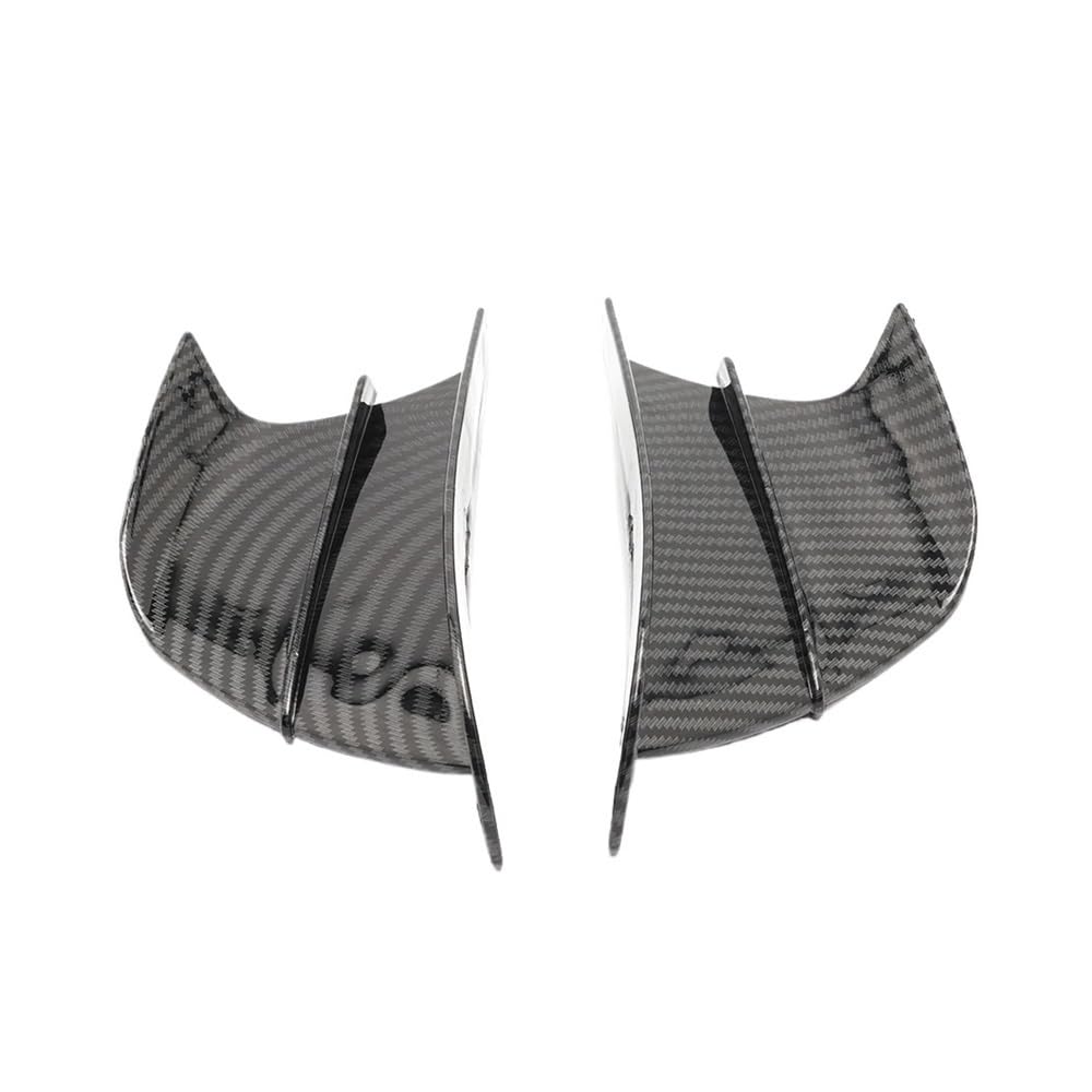 Niyade Für S1000R Für S1000RR GS Für S 1000 R XR Motorrad Zubehör Moto Seite Winglet Aerodynamische Flügel Spoiler Kit Verkleidungs Winglets(Carbon Fibre) von Niyade