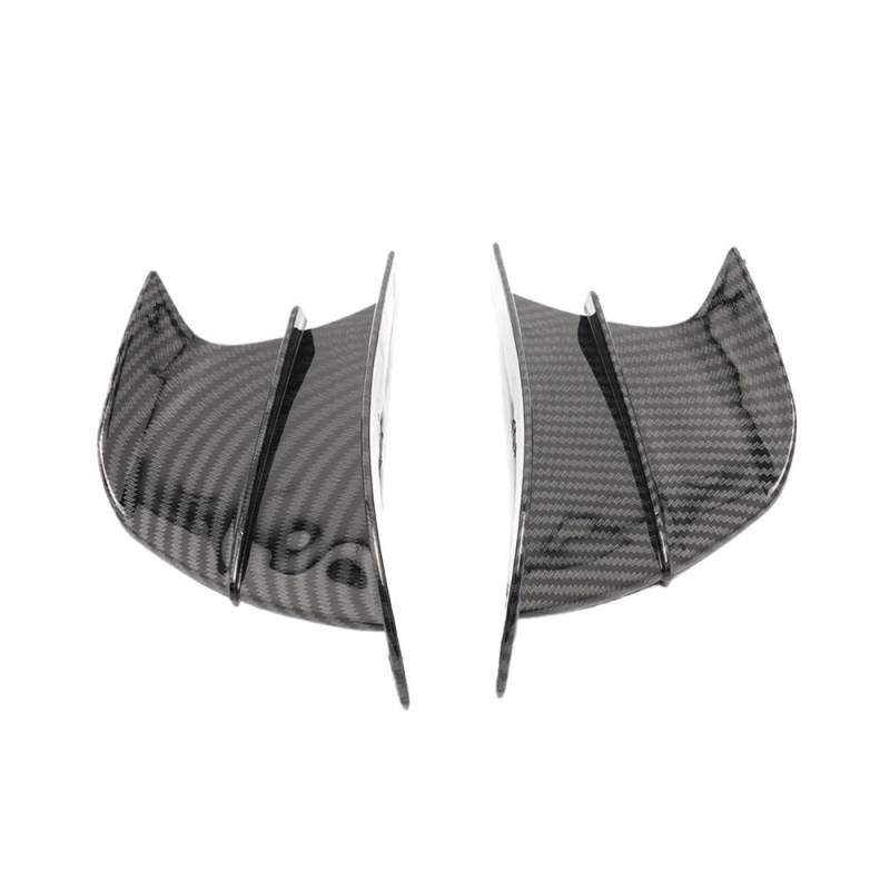 Niyade Für S1000R Für S1000RR GS Für S 1000 R XR Motorrad Zubehör Moto Seite Winglet Aerodynamische Flügel Spoiler Kit Verkleidungs Winglets(Carbon Fibre) von Niyade