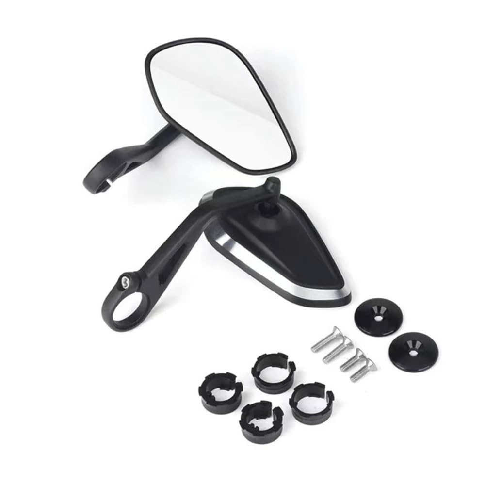 Niyade Für Street Für Trident 660 Für Bobber Für T120 Für Daytona 660 675 Motorrad Lenker Rearview Außenspiegel End Spiegel Rückspiegel(Color4) von Niyade