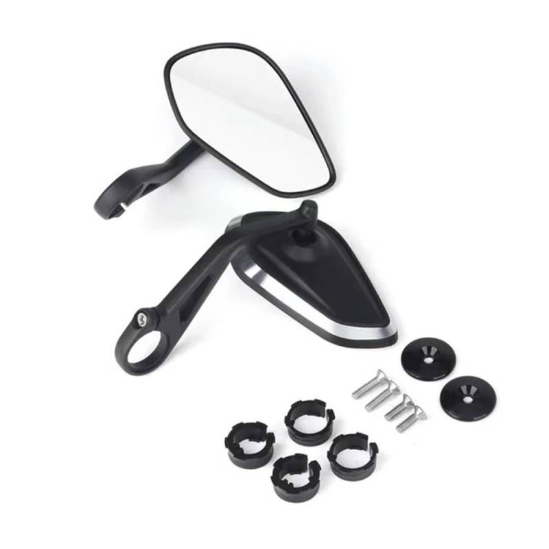 Niyade Für Street Für Trident 660 Für Bobber Für T120 Für Daytona 660 675 Motorrad Lenker Rearview Außenspiegel End Spiegel Rückspiegel(Color4) von Niyade