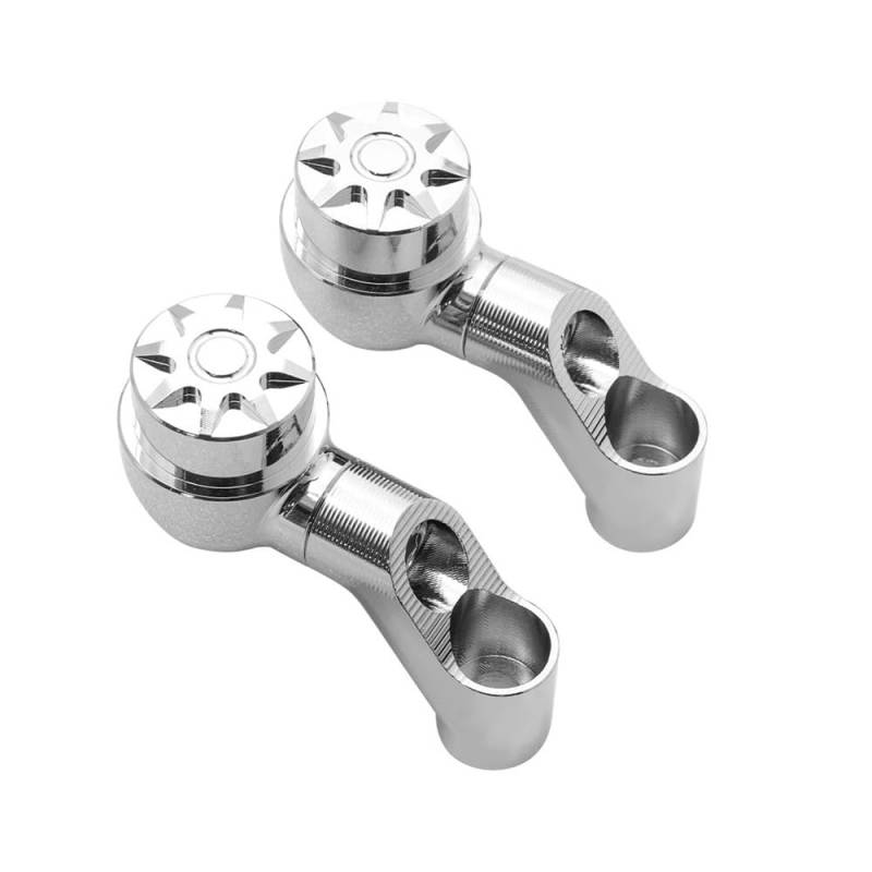 Niyade Für Universal CNC Aluminium Motorrad Spiegel Montieren Riser M10 Extender Spacer Verlängerung Adapter Adapter Moto Extender(Color-S) von Niyade