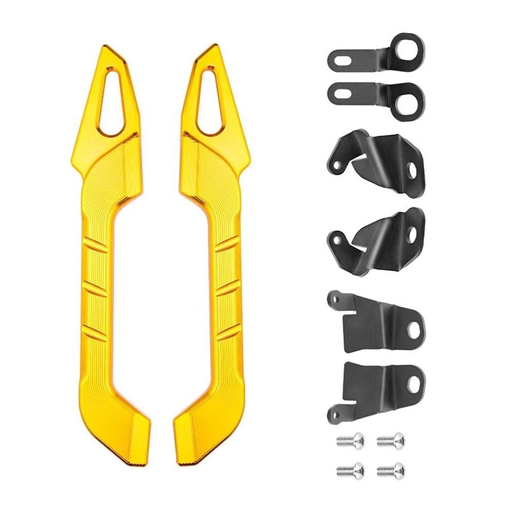 Niyade Für XMAX300 Für Xmax 300 Für X-MAX300 2017-2024 Motorrad Beifahrer-Hintergriff Sitzgriff Haltegriff Schiene Armlehne Beifahrergriffe(Color3) von Niyade
