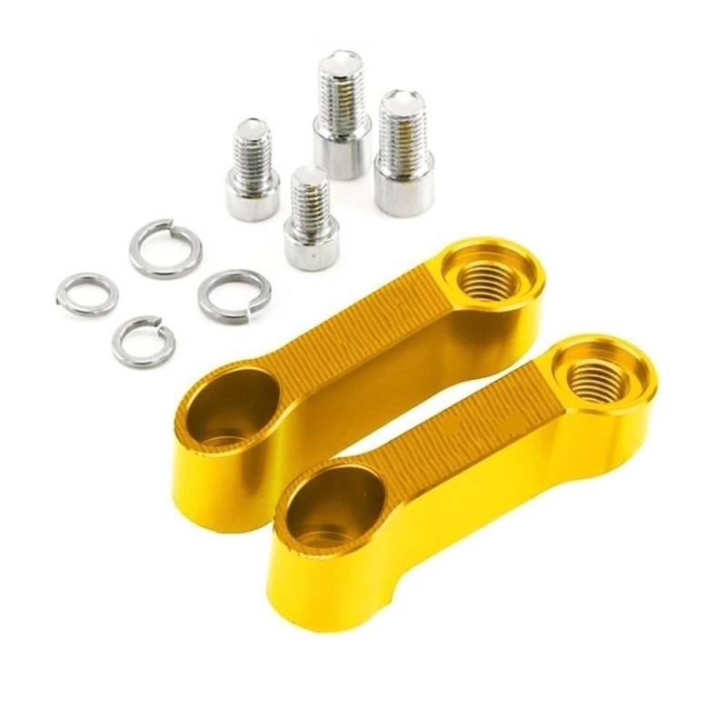 Niyade Für Xmax Für X-MAX 125 250 300 400 Motorradzubehör Rückspiegel Verlängerung Riser Extend Adapter Extender(Color -g) von Niyade