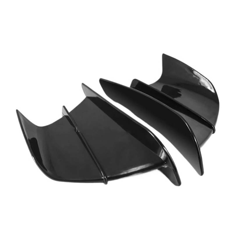 Niyade Für YZF Für R1 Für R1M Für R7 Für R6 Für R3 Für R125 Für FZ6R Motorrad Winglet Aerodynamische Flügel Kit Spoiler Verkleidungs Winglets(Color-B) von Niyade