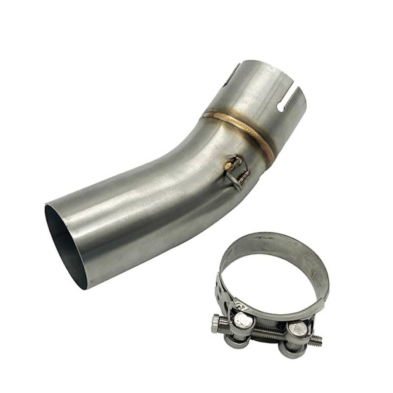 Niyade Motorrad Auspuffrohr 51MM Für ZX4R Für ZX4RR Für ZX-4R Für ZX-4RR 22-23 Motorrad Auspuff Ändern Link Rohr Verbinden Schalldämpfer von Niyade