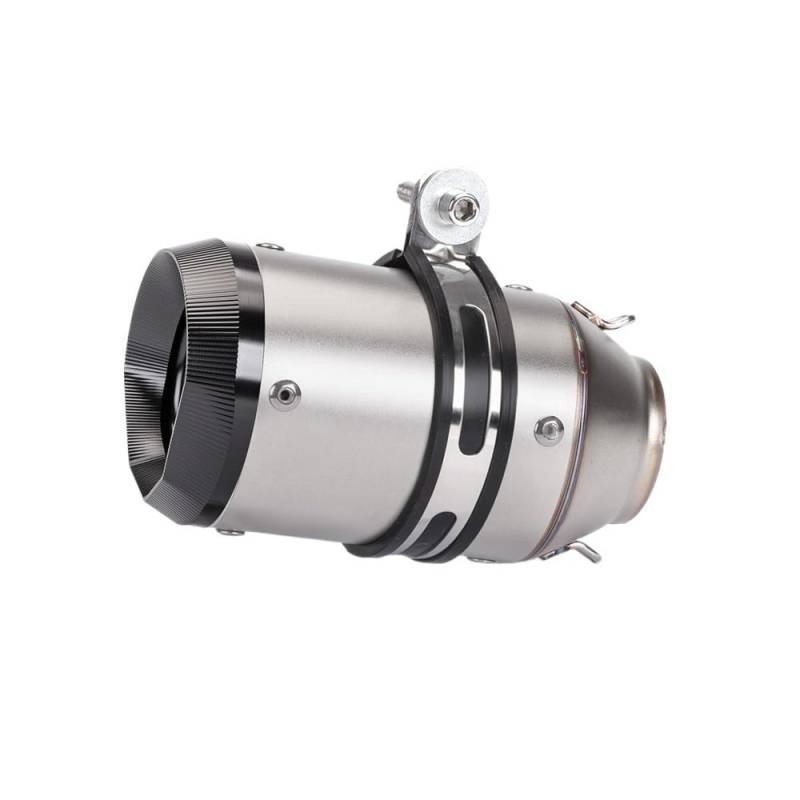 Niyade Motorrad Auspuffrohr 51mm 60MM Auspuff Einlass Universal Schalldämpfer Rohr Auspuff Endrohr Für 450sr Für MT07 Für MT09 Für Cbr650 Für Z900 Für R3(51mm-A) von Niyade