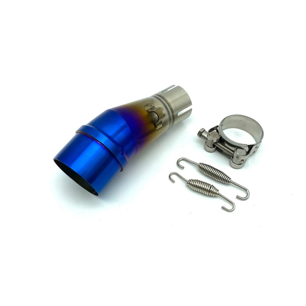 Niyade Motorrad Auspuffrohr 51mm 60MM Universal Motorrad Auspuff Schwanz Schalldämpfer Rohr Moto Für CBR300R Für MT09 Für Zx6r Für S1000RR(Type A) von Niyade
