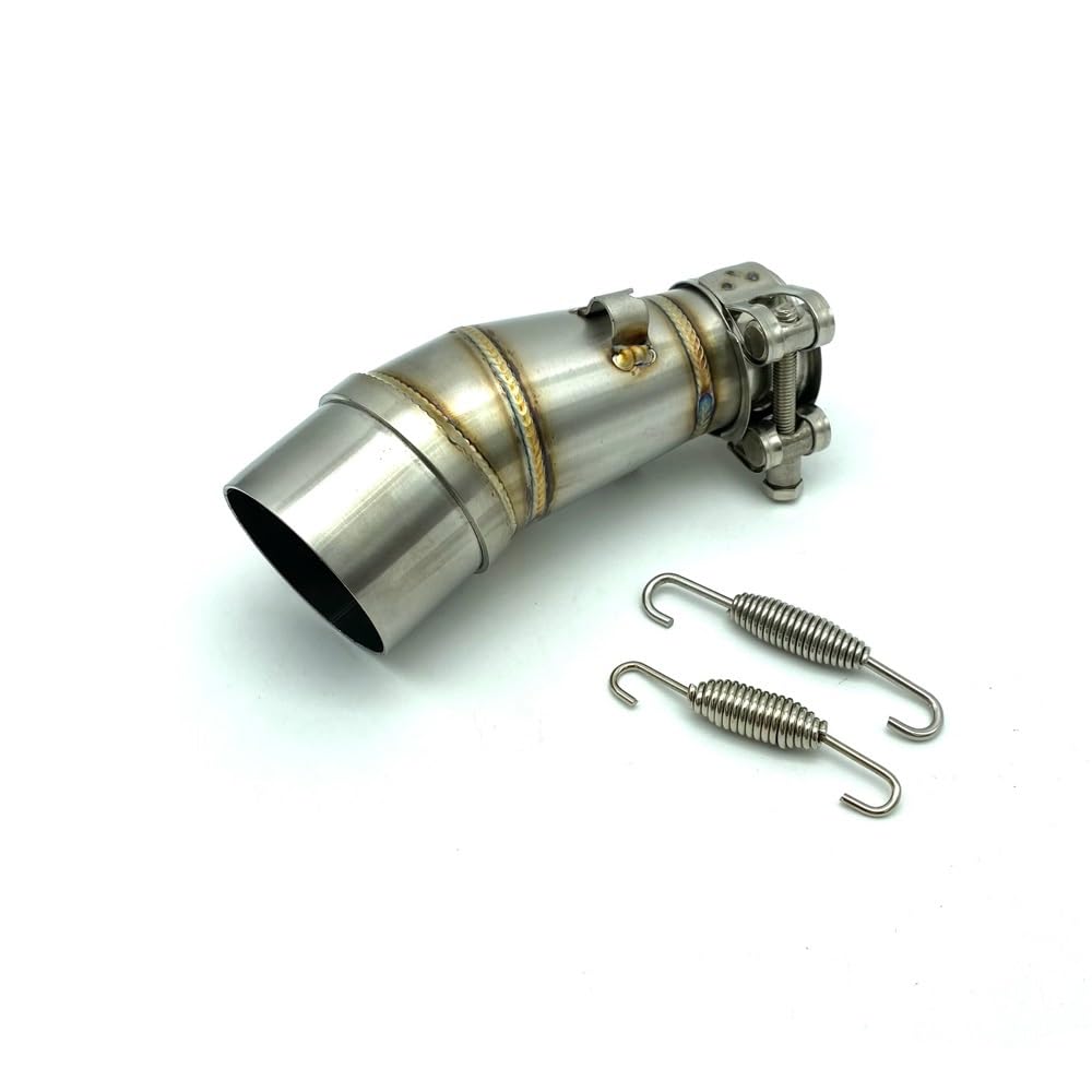 Niyade Motorrad Auspuffrohr 51mm 60MM Universal Motorrad Auspuff Schwanz Schalldämpfer Rohr Moto Für CBR300R Für MT09 Für Zx6r Für S1000RR(Type B) von Niyade
