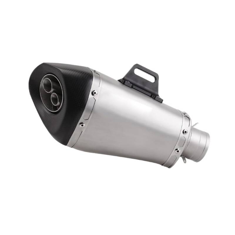 Niyade Motorrad Auspuffrohr 51mm 60mm 65mm Slip-on Motorrad Auspuff Ändern Endrohr Schalldämpfer Moto Für S1000RR Für S1000R(51MM) von Niyade
