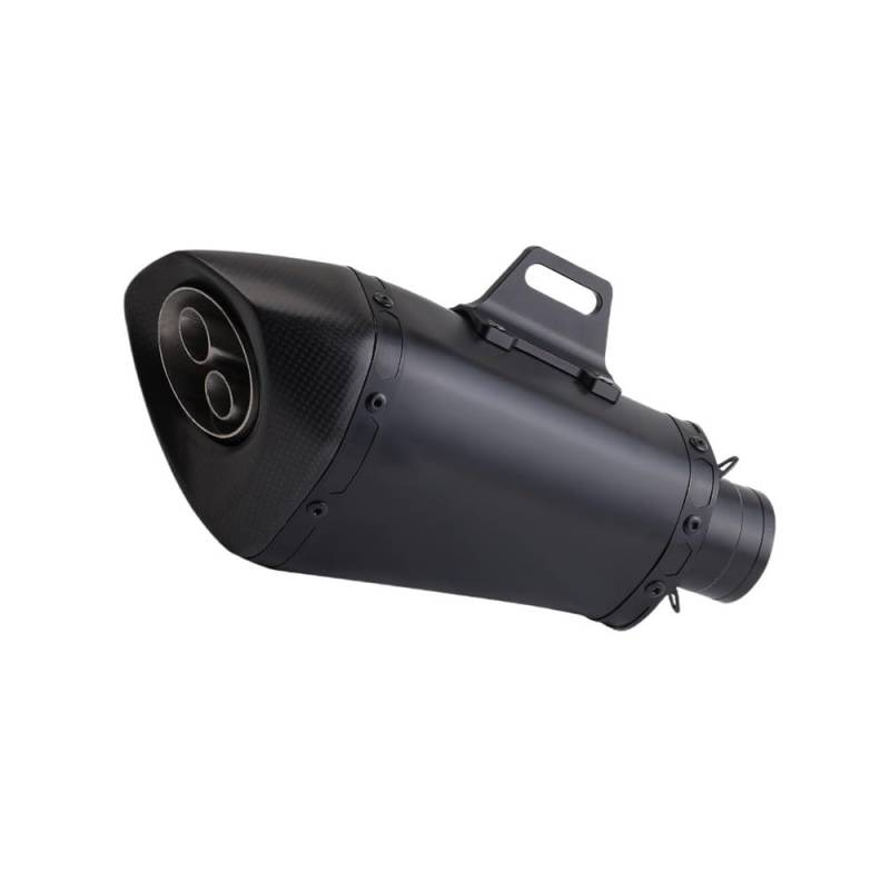 Niyade Motorrad Auspuffrohr 51mm 60mm 65mm Slip-on Motorrad Auspuff Ändern Endrohr Schalldämpfer Moto Für S1000RR Für S1000R(51MM-B) von Niyade