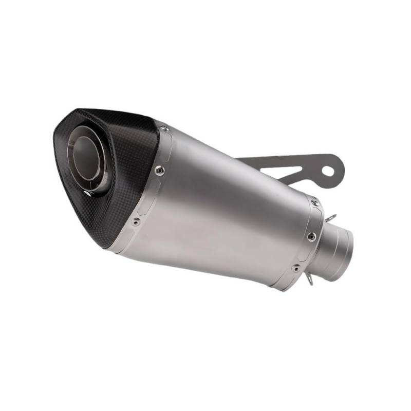 Niyade Motorrad Auspuffrohr 51mm 60mm 65mm Slip-on Motorrad Auspuff Ändern Endrohr Schalldämpfer Moto Für S1000RR Für S1000R(60MM 2010-2014) von Niyade