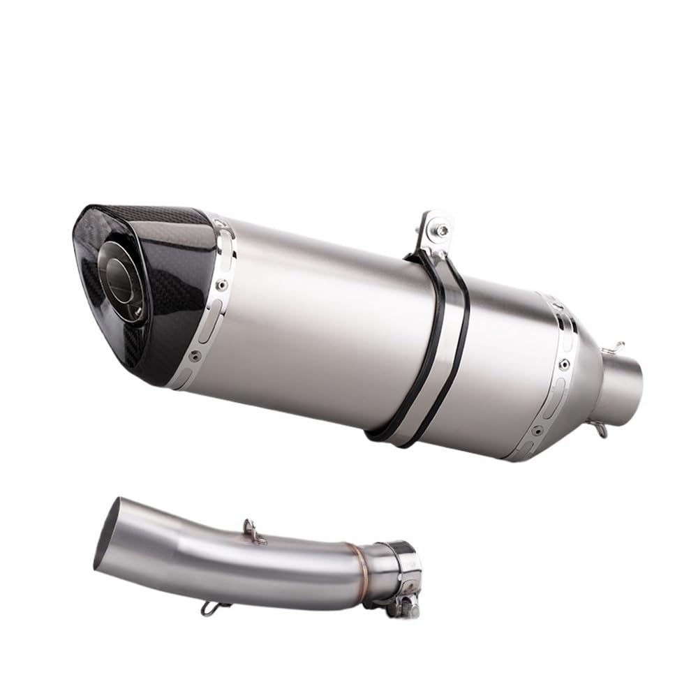 Niyade Motorrad Auspuffrohr Für CBR300R Für CB300R Für CB300F 2018-2024 Slip Auf Motorrad Auspuff Ändern Mittleren Link Rohr Verbinden Schalldämpfer Schalldämpfer(G Color) von Niyade