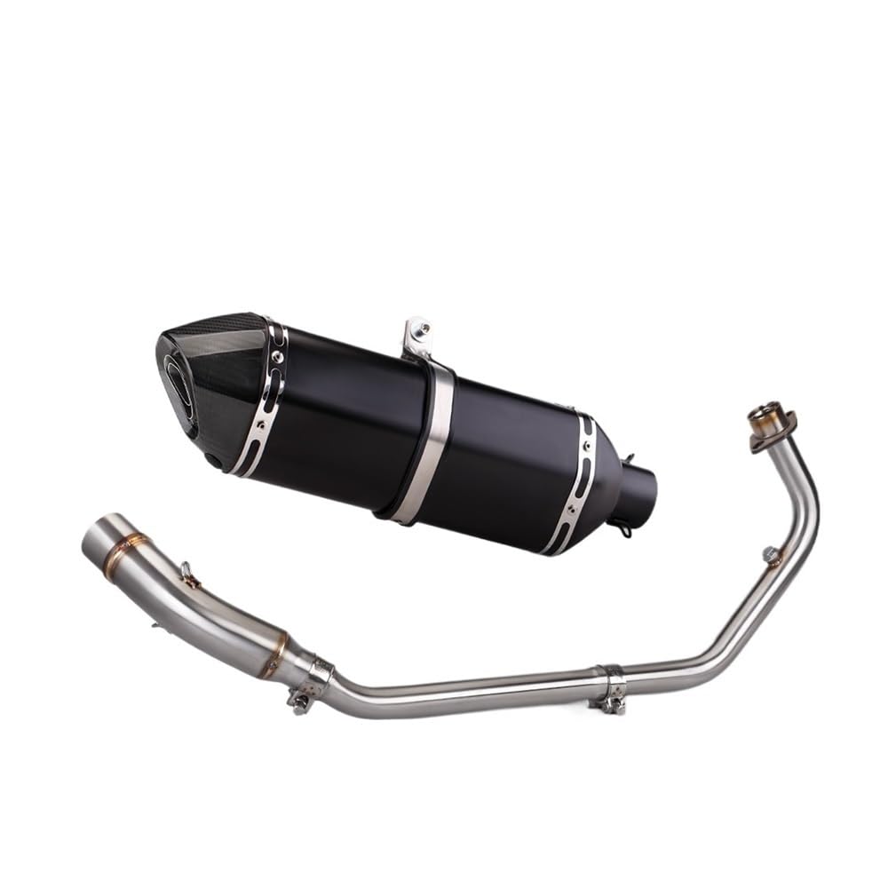 Niyade Motorrad Auspuffrohr Für Cbr150r Für CB150R 2017-2021 Motorrad Volle Auspuff Ändern Front Link Rohr Linie Moto Schalldämpfer(Color F) von Niyade