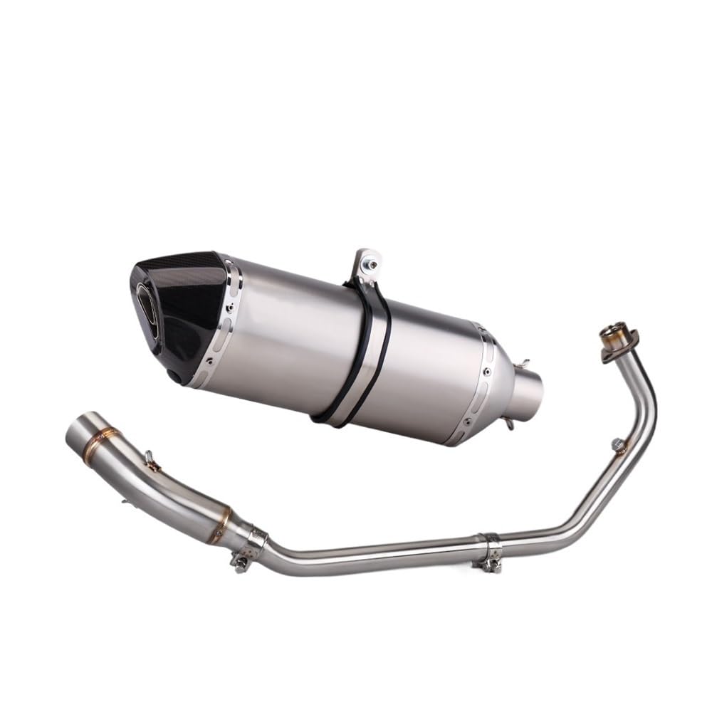 Niyade Motorrad Auspuffrohr Für Cbr150r Für CB150R 2017-2021 Motorrad Volle Auspuff Ändern Front Link Rohr Linie Moto Schalldämpfer(ColorG) von Niyade