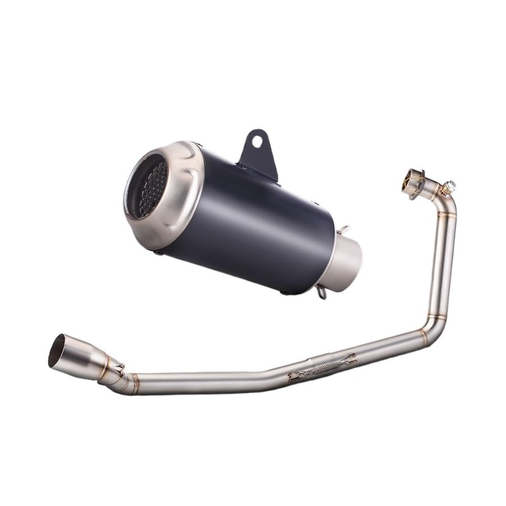 Niyade Motorrad Auspuffrohr Für GSXS150 Für GSXS125 Für GSXR150 Für GSXR125 Slip Auf Motorrad Auspuffrohr Ändern Vorne Link Rohr Verbinden Schalldämpfer(Color A) von Niyade