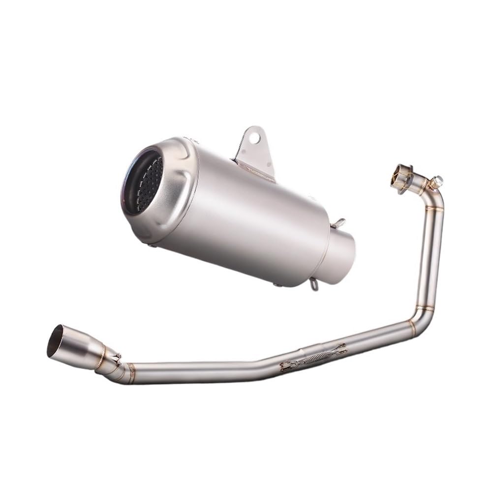 Niyade Motorrad Auspuffrohr Für GSXS150 Für GSXS125 Für GSXR150 Für GSXR125 Slip Auf Motorrad Auspuffrohr Ändern Vorne Link Rohr Verbinden Schalldämpfer(Color B) von Niyade