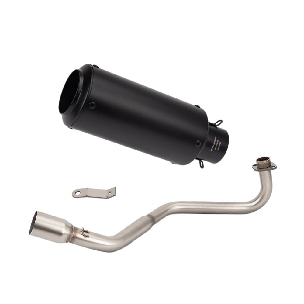 Niyade Motorrad Auspuffrohr Für Grom Für MSX125 Für MSX 125 Slip Auf Motorrad Auspuffrohr Vorne Link Rohr Schalldämpfer(Color B) von Niyade