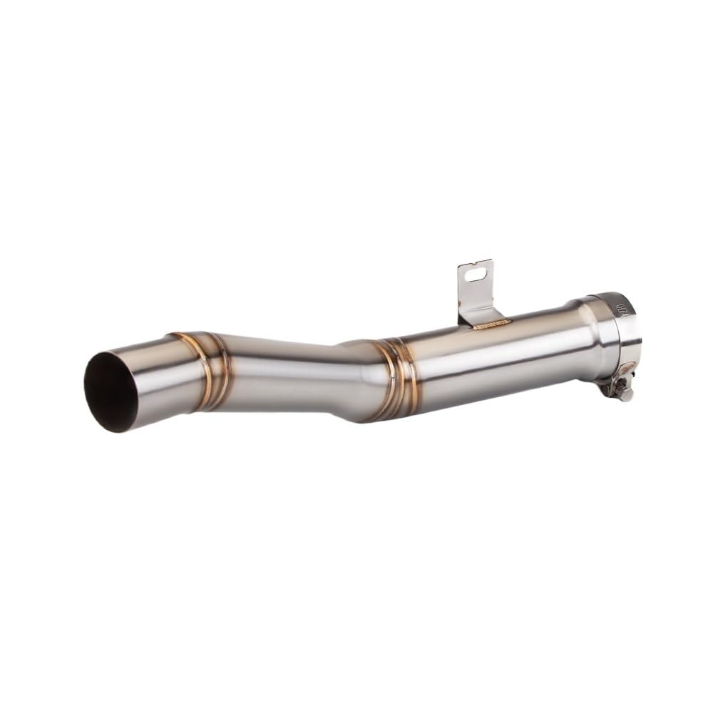 Niyade Motorrad Auspuffrohr Für ZX-10R Für Zx10r 2021 2022 Motorrad Auspuff Ändern Mittleren Link Rohr 51MM Interface Mitte Rohr(Color B) von Niyade