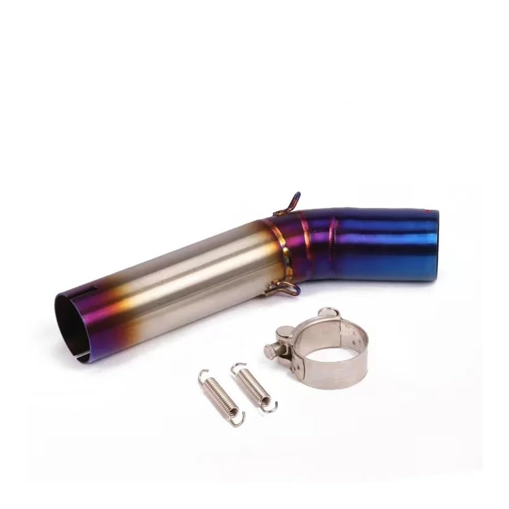 Niyade Motorrad Auspuffrohr Motorrad Zubehör Auspuff Mittleren Link Anschluss Rohr Für GSXR600 Für GSXR 600 750 Für GSXR600 Für GSXR750 2006-2007(Color) von Niyade
