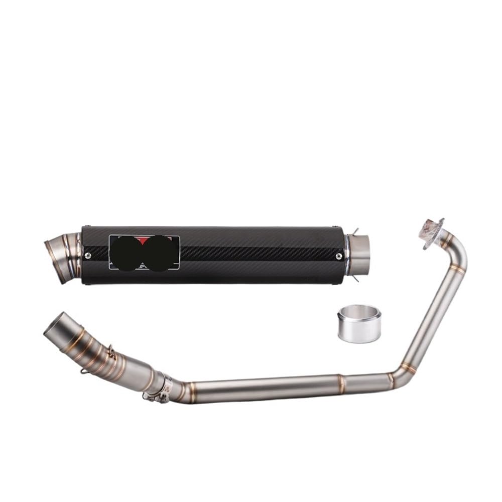 Niyade Motorrad Auspuffrohr Motorradauspuff Modifizieren Sie Den Kompletten Satz Front Link Pipe Connect Schalldämpfer Für Cbr150r Für CB150R(A-400 mm) von Niyade