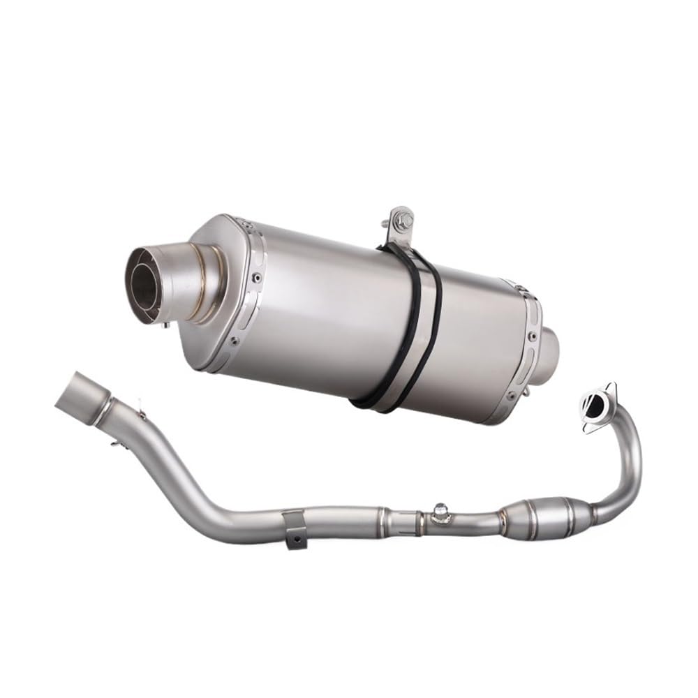 Niyade Motorrad Auspuffrohr Off-Road Moto Auspuff Komplette Set Ändern Motorrad Front Link Rohr Schalldämpfer Für Crf250 Für CRF300 Für Rally Für Crf300l 2021-2023(Color B) von Niyade