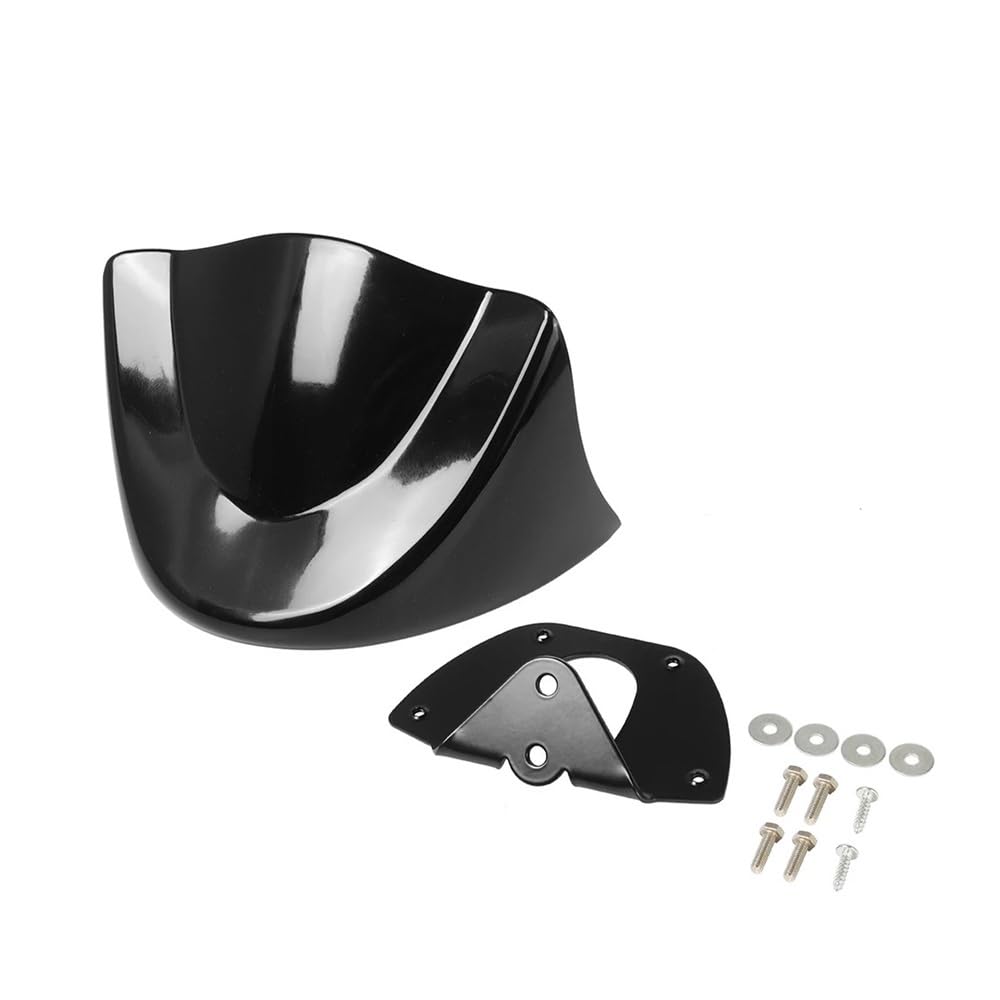 Niyade Motorrad Front Kinn Spoiler Untere Air Dam Verkleidung Abdeckung Für Dyna Für Fat Bob Für Wide Für Glide Für FXD 2006-2017 Verkleidungs Winglets(Black) von Niyade