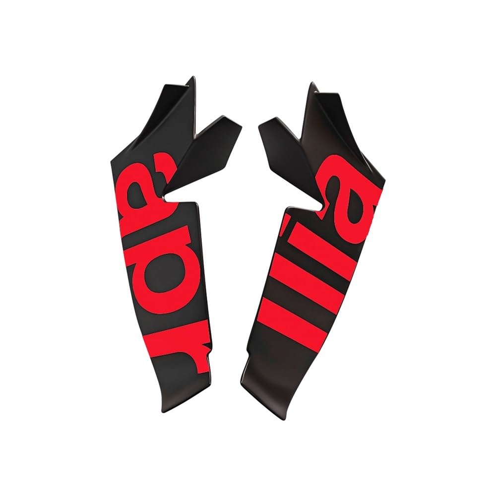 Niyade Motorrad Seite Untere Cowling Retrofit Aerodynamische Fixed Wing Winglet Spoiler Für RS660 Für RS 660 Für Rs660 Für Verkleidungs Winglets(Red) von Niyade