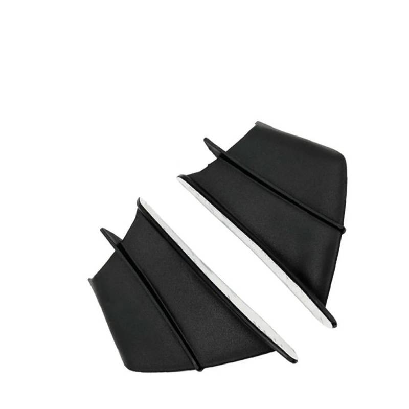 Niyade Motorrad-Winglet, Aerodynamischer Flügelsatz, Spoiler-Flügelaufkleber, Motorrad-Außen-Styling-Dekorationszubehör Verkleidungs Winglets(Black 01) von Niyade