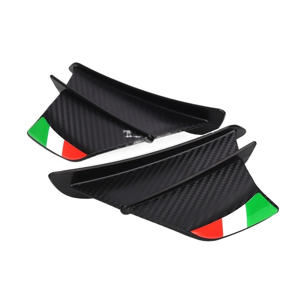 Niyade Motorrad Winglet Aerodynamische Flügel Kit Spoiler Für BWS Für H2 Für H2R Für Verkleidungs Winglets(Color-07) von Niyade