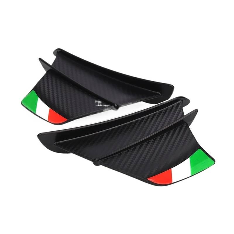 Niyade Motorrad Winglet Aerodynamische Flügel Kit Spoiler Für BWS Für H2 Für H2R Für Verkleidungs Winglets(Color-07) von Niyade