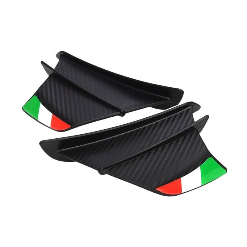 Niyade Motorrad Winglet Aerodynamische Flügel Kit Spoiler Für CB650R Für CB1000 Für CB1000R Für CBR1100 Für CBR600RR Für CBR900RR Für CBR 600RR/1000RR Verkleidungs Winglets(Color-07) von Niyade