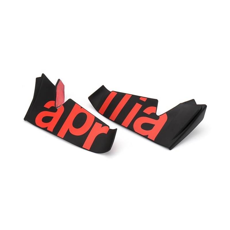 Niyade Motorrad Winglet Aerodynamische Flügel Kit Spoiler Zubehör Für Für RS660 Für RS 660 Für Rs660 Verkleidungs Winglets(Red) von Niyade