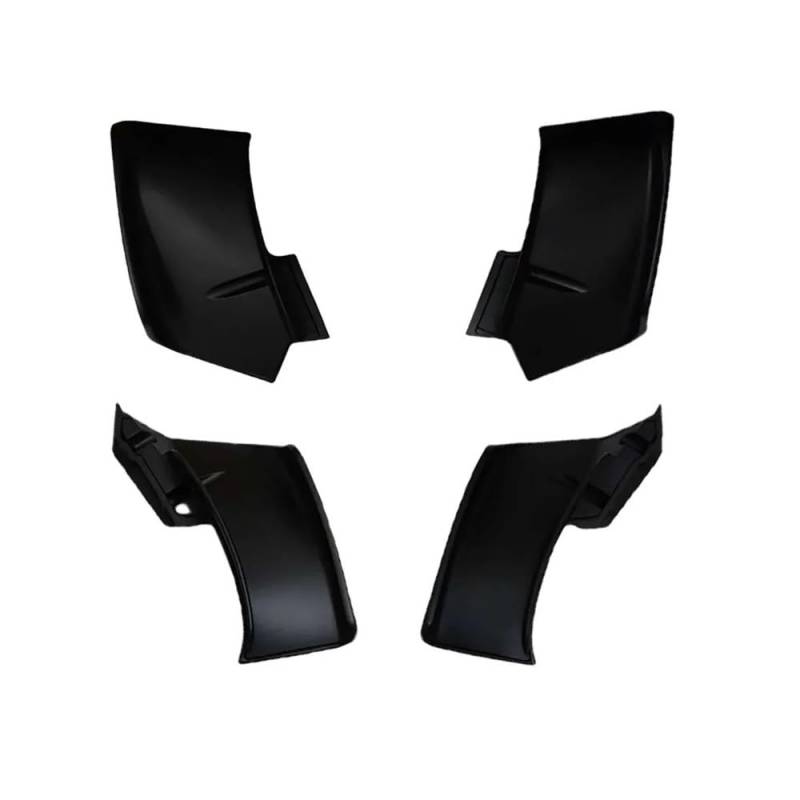 Niyade Motorrad Winglet Flügel Kit Winglets Flügel Spoiler Fxed Für Road Für Fighter Für V4 Für V4S Für V4SP Für V2 Verkleidungs Winglets(Black) von Niyade