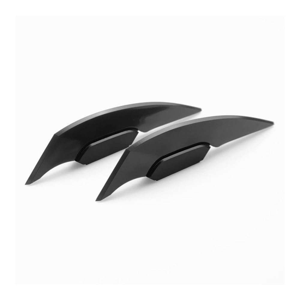 Niyade Motorrad Winglets Verkleidung Seite Spoiler Wind Flügel Aufkleber Für Tmax 500 2008 2011 Für CBR 600 Rr Für Z800 Verkleidungs Winglets(Black) von Niyade