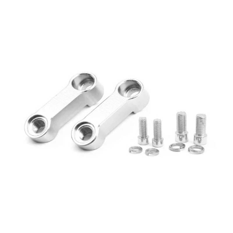 Niyade Universal Motorrad Rückspiegel Verlängerung Riser Extend Adapter Modifizierte Front Transfer Basis Verbreiterung Halterung Extender(Color-S) von Niyade