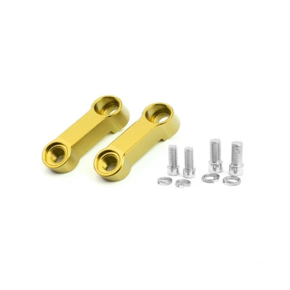 Niyade Universal Motorrad Rückspiegel Verlängerung Riser Extend Adapter Modifizierte Front Transfer Basis Verbreiterung Halterung Extender(Color -g) von Niyade